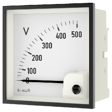 Rish analogue voltmeter 90deg (DE)